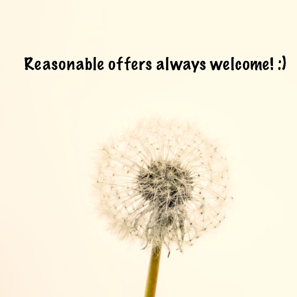 Reasonable offers are always welcome here!